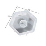 Geometric European Clock Ornaments Crystal Epoxy Resin Mold