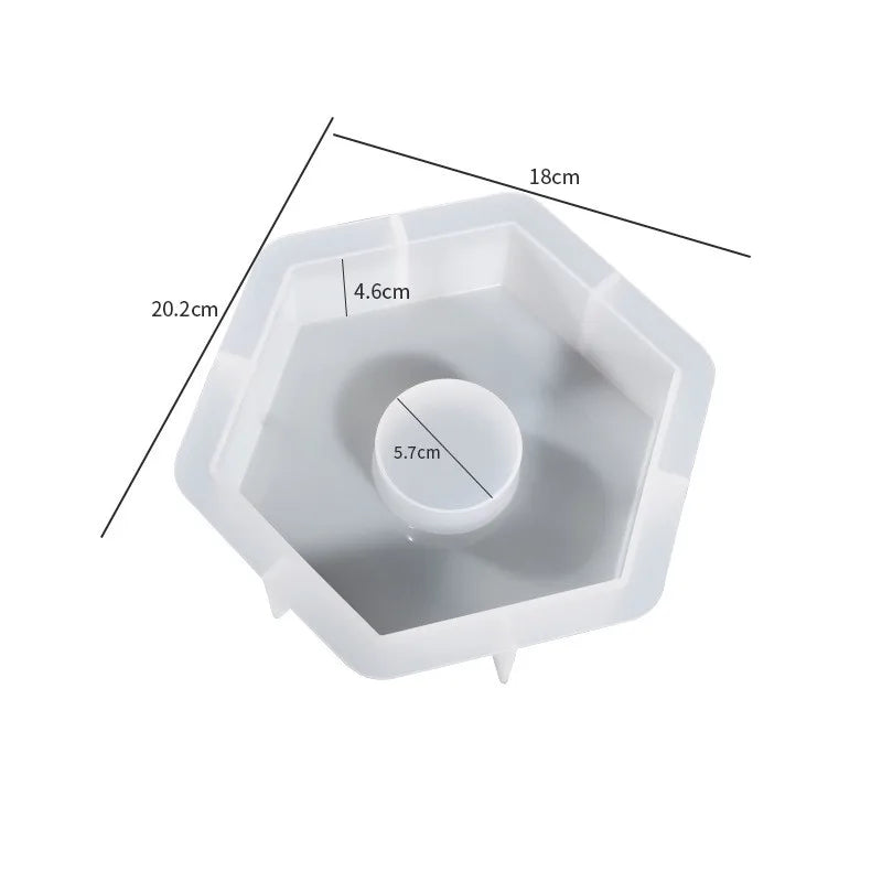 European Clock Ornaments Resin Mold DIY Table Clock Silicone Mold