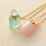 Geometric Gems Essential Oil Diffuser Pendant Necklace