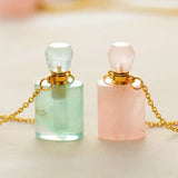 Geometric Gems Essential Oil Diffuser Pendant Necklace