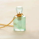 Geometric Gems Essential Oil Diffuser Pendant Necklace