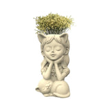 Geometric Girl & Gypsum Silicone Mold for Succulent Flower Pot