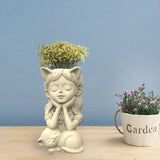 Geometric Girl & Gypsum Silicone Mold for Succulent Flower Pot