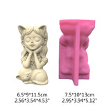 Geometric Girl & Gypsum Silicone Mold for Succulent Flower Pot
