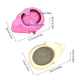 Geometric Gypsum Flower Pot Silicone Resin Mold Epoxy Resin Casting Mold