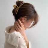 Geometric Hair Claws Hair Clips Hairpins Ladies Ponytail Clips