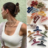 Geometric Hair Claws Hair Clips Hairpins Ladies Ponytail Clips