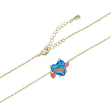 Colorful CZ Geometric Heart Marquise Necklace