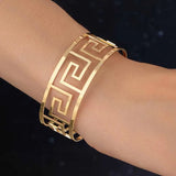 Geometric Hollow C Bracelet Plating Jewelry Party Gift