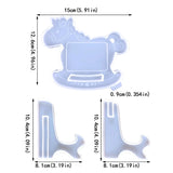 Geometric Horse Photo Frame Silicone Mold for Epoxy Resin Jewelry Making