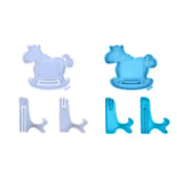 Geometric Horse Photo Frame Silicone Mold for Epoxy Resin Jewelry Making