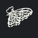 Geometric Leaves Metal Hair Claw for Women