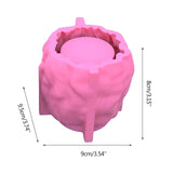 Geometric Lion Head Gypsum Silicone Molds Storage Box Mold