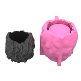 Geometric Lion Head Gypsum Silicone Molds Storage Box Mold