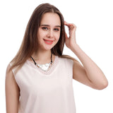 Geometric Metal Necklace Triangle Pendants Chokers
