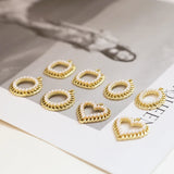 Geometric Pearl Hollow Lace Love Pendant, DIY Earrings Accessories