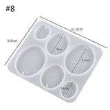 Geometric Pendant Silicone Mold for Resin Casting