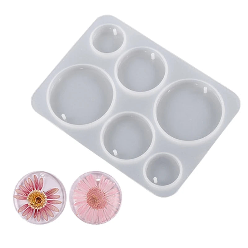 Geometric Pendant Silicone Mold for Resin Casting