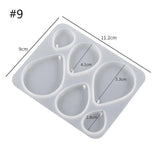 Geometric Pendant Silicone Mold for Resin Casting
