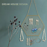 Polygonal Wrought Iron Jewelry Display Stand
