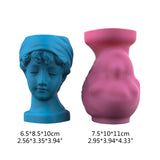 Geometric Gypsum Silicone Mold for Succulent Plant Pot