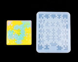 Geometric Puzzle Silicone Mold Crystal Square Resin Mold