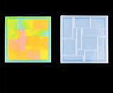 Geometric Puzzle Silicone Mold Crystal Square Resin Mold