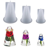 Geometric Ring Cone Silicone Mold Triangle Crystal DIY Ring Jewelry Display Stan