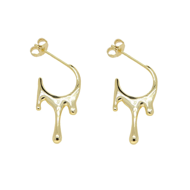 Geometric Circle Hoop Earrings for Women