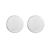 Geometric Round Clip Earrings Metal Big Earrings Women Ear Clip Jewelry