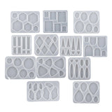 Geometric Round Earrings Silicone Mold for Jewelry Making