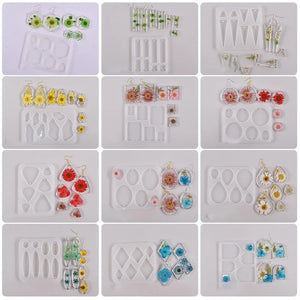 Geometric Earrings Silicone Mold for DIY Craft