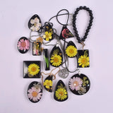Round Keychain Silicone Mold DIY Pendant Necklace Jewelry Mold