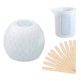 Geometric Round Silicone Mold for Succulent Plant Pot