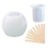 Geometric Round Silicone Mold for Succulent Plant Pot