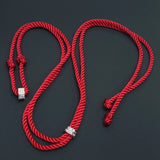 Geometric Pendant Rope Choker Necklace Couple Jewelry