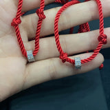 Geometric Pendant Rope Choker Necklace Couple Jewelry