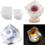 Square Cube Silicone Mold Crystal Night Light Resin Epoxy Mould