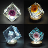 Square Cube Silicone Mold Crystal Night Light Resin Epoxy Mould