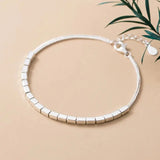 Geometric Square Ins Bracelet Women Smooth Knitting Advanced Sense Version