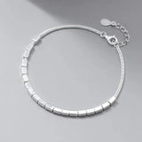 Geometric Square Ins Bracelet Women Smooth Knitting Advanced Sense Version