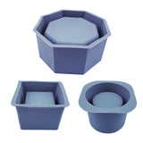 Square Round Flowerpot Mold Silicone Resin Molds