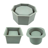Square Round Flowerpot Mold Silicone Resin Molds