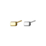 Square Tiny Stud Earring 925 Sterling Silver Ear Jewelry Gift