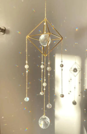 Geometric Suncatcher Crystal Prism