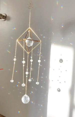 Geometric Suncatcher Crystal Prism