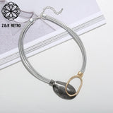 Geometric Collar Neck Chokers Necklace for Women