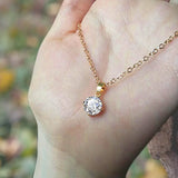 Geometric Zircon Choker Necklace Rhinestone Jewelry Christmas
