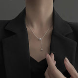 Geometric Ball Necklace Collarbone Chain Cold Wind Wild Necklace Women