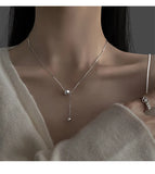 Geometric Ball Necklace Collarbone Chain Cold Wind Wild Necklace Women